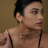 925 Sterling Silver Classic Cross Pendant Necklace for Men and Women