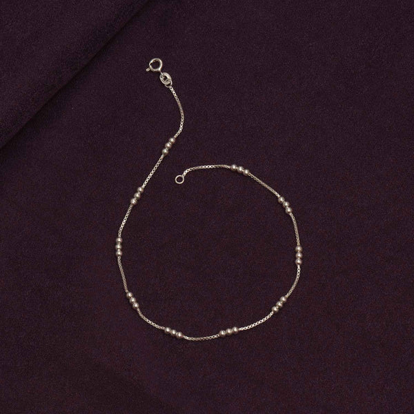 925 Sterling Silver Venetian Chain Anklets for Women Teen (SINGLE ANKLET)