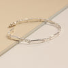 925 Sterling Silver Designer Chain Link Bracelet for Men 22 CM
