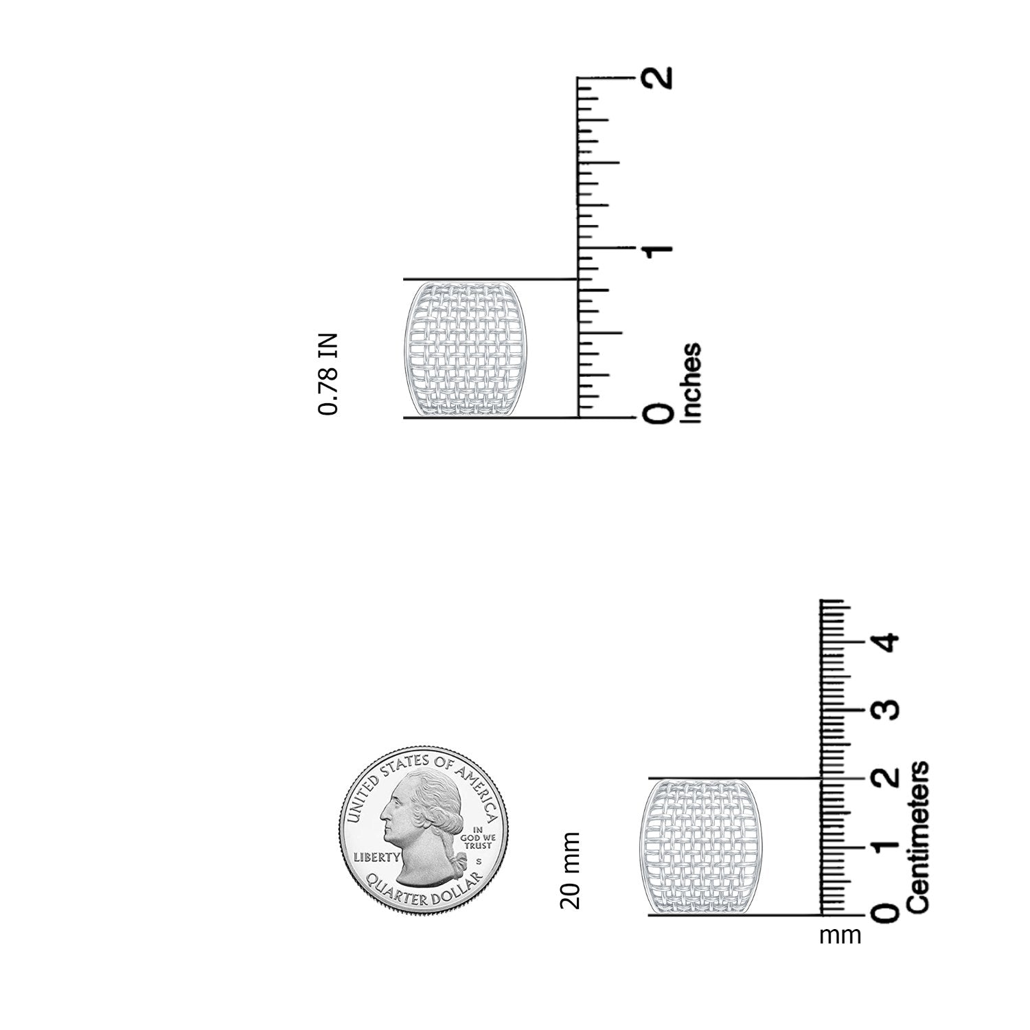 925 Sterling Silver Filigree Textured Drop Stud Earrings For Women