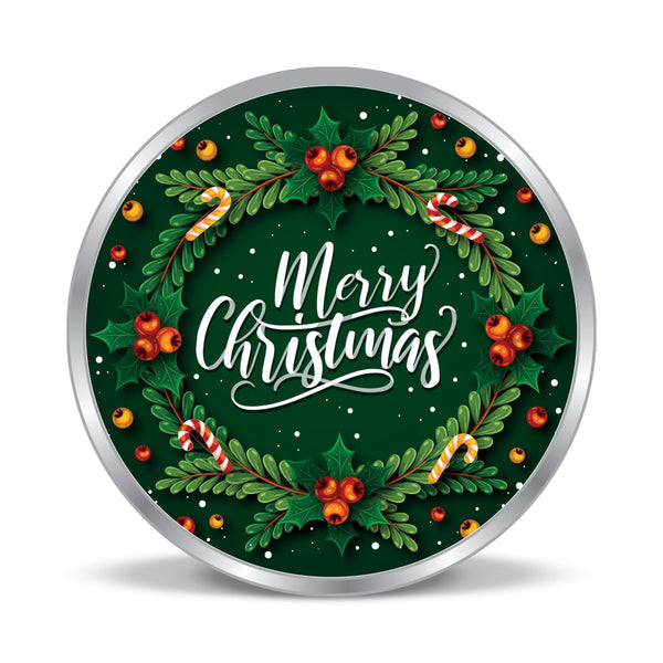 BIS Hallmarked Silver Coin Merry Christmas