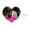 BIS Hallmarked Personalised Newly Married Heart Silver Coin 999 Pure