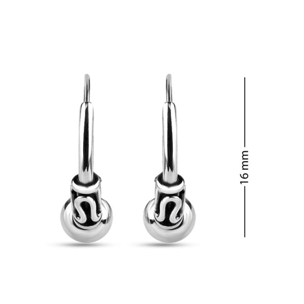 925 Sterling Silver Hoop Earrings for Cartilage Nose Lips for Men