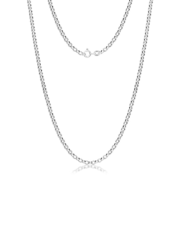 Joyer&iacute;a Genuino 925 Plata Esterlina Micro De Belcher Enlace Collar 1mm-Varios La