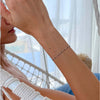 925 Sterling Silver Adjustable Round Bead Ball Bracelet for Women
