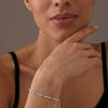 925 Sterling Silver Adjustable Round Bead Ball Bracelet for Women