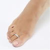 925 Sterling Silver Classic Adjustable Toe Rings for Women