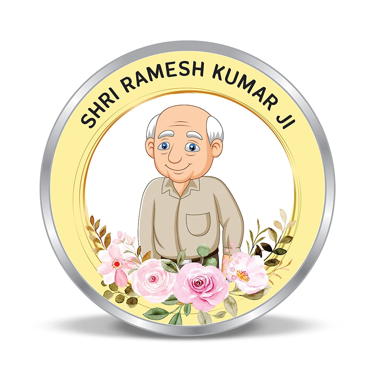 Precious Moments Buy Personalised Silver Coin Death Anniversary 999