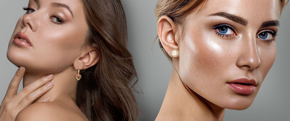 Explore Trending Designs of Gold Plated Silver Earrings