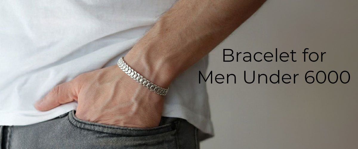 Best 925 Silver Bracelet for Men Under ₹6000