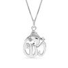 925 Sterling Silver Lord Ganeshji Pendant Necklace for Men and Women