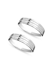 Four-Layer Minimalist Adjustable Toe Ring