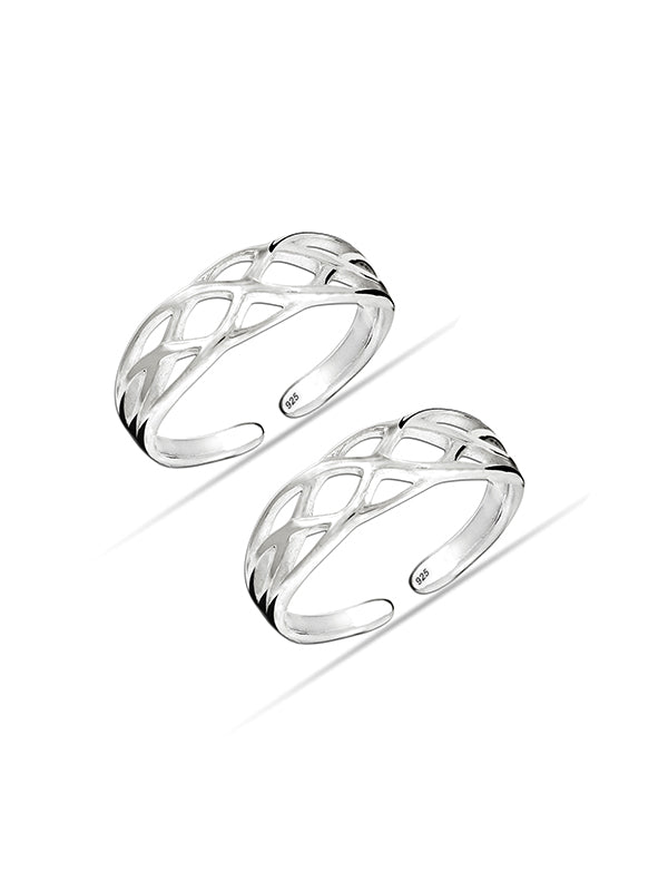 Infinity Celtic Knot Adjustable Toe Ring
