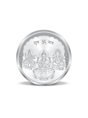 BIS Hallmarked Laxmi Ganesha & Saraswati 999 Pure Silver Coin