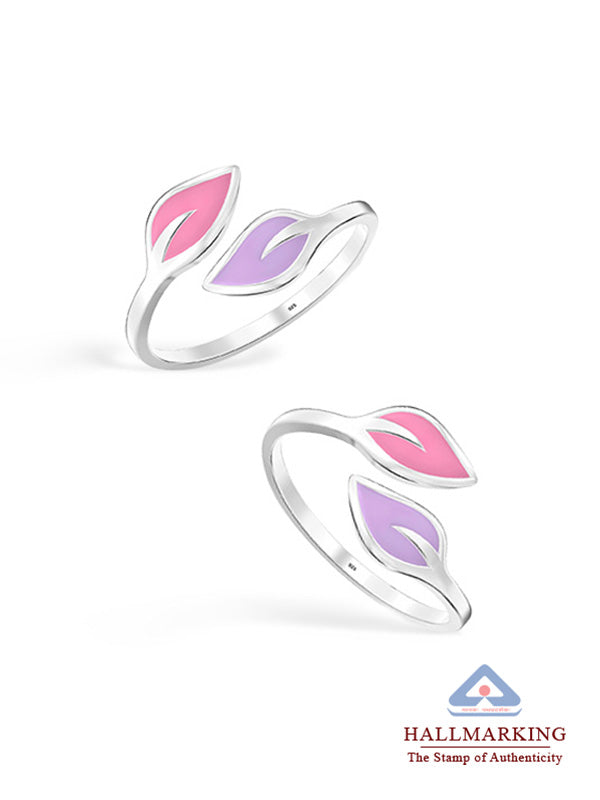 Leaf Design Adjustable Toe Ring