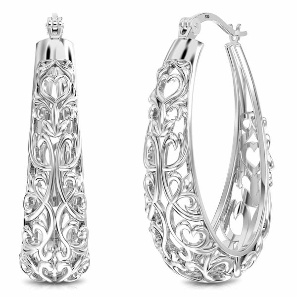 Original silver earrings discount