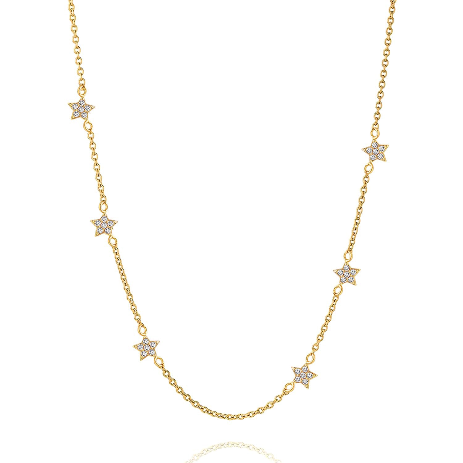 Gold Station Necklace