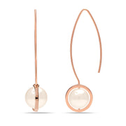 Rose Gold Dangle Earrings