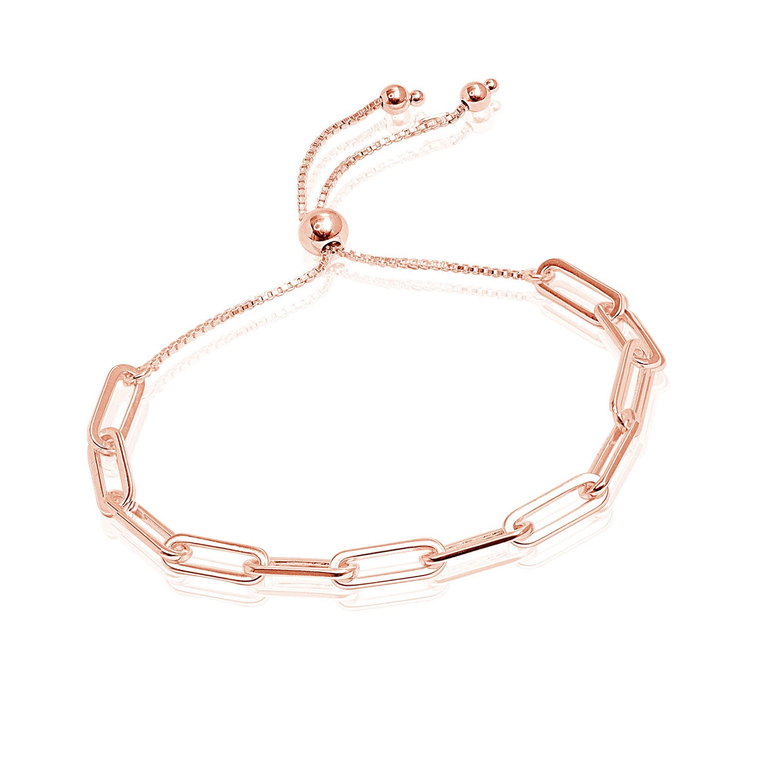 Italian Paperclip Sliding Bracelet