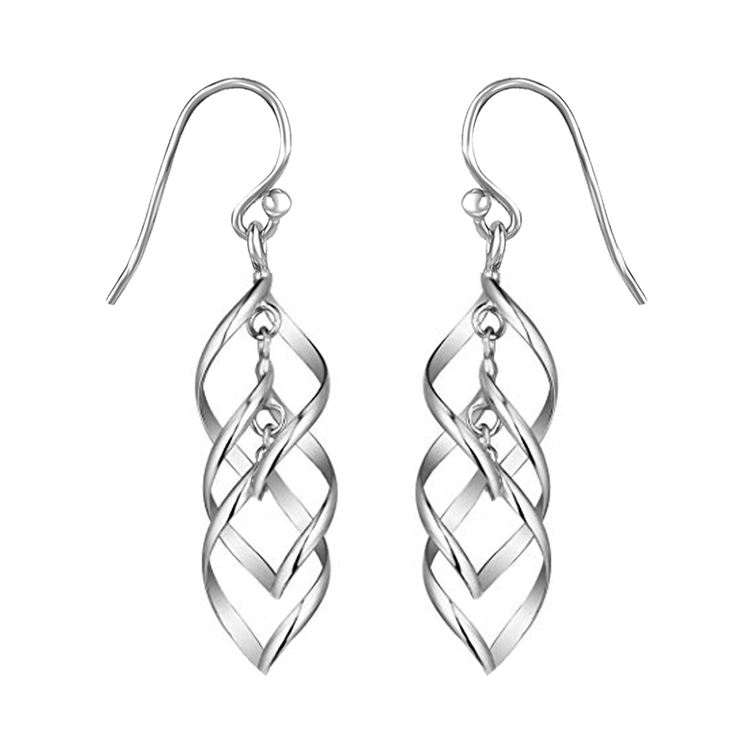 925 Sterling Silver Infinity Knot Drop Dangle Earrings for Women Teen