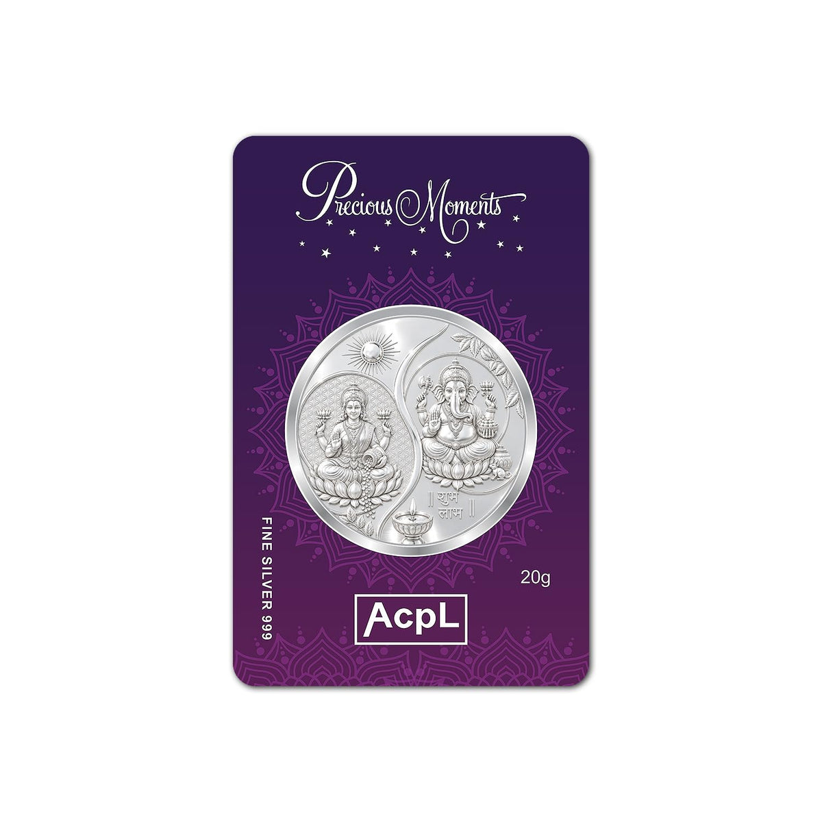 Ganesh Lakshmi JI Silver Coin 999 Pure