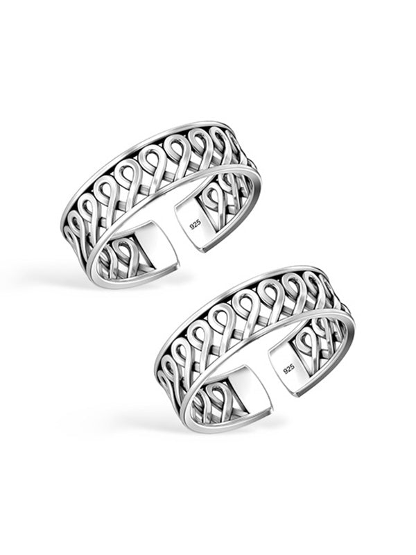 Antique Cutwork Adjustable Toe Ring