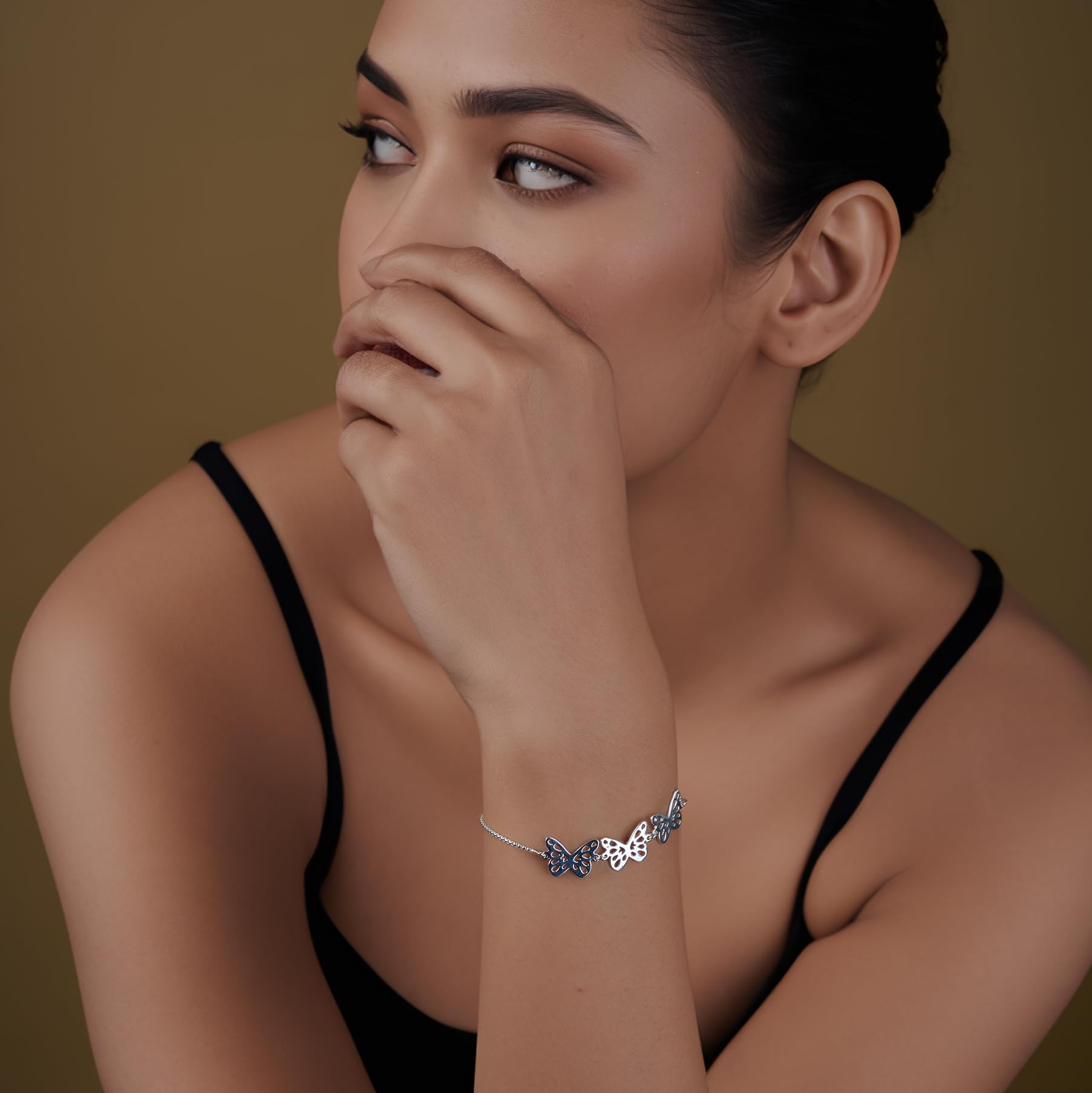 Silver Adjustable Slider Bracelet