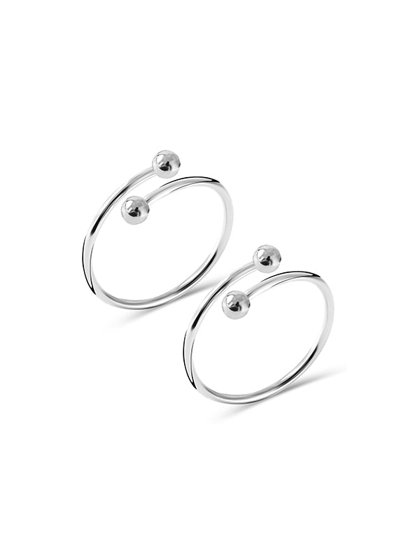 Open Bead-End Adjustable Toe Ring