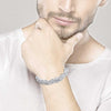 925 Sterling Silver Byzantine Chain Bracelet for Men and Boys