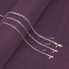 925 Sterling Silver Italian PaperClip Link Chain Necklace for Teen and Women 0.3 CM