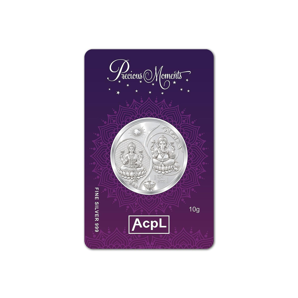 Ganesh Lakshmi JI Silver Coin 999 Pure