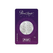 Ganesh Lakshmi JI Silver Coin 999 Pure