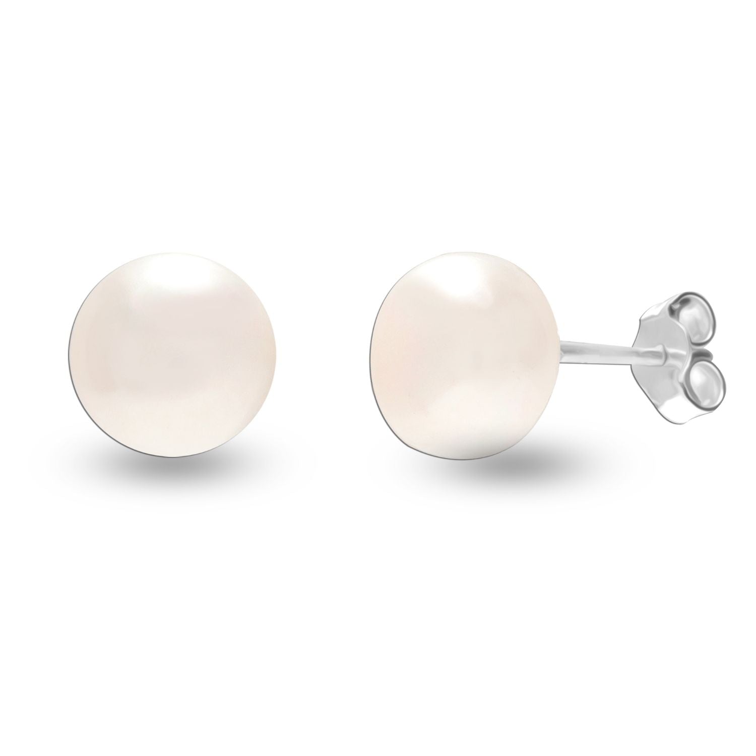 Silver Contemporary Studs