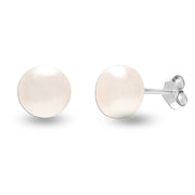Silver Contemporary Studs