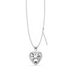 925 Sterling Silver Heart Pendant Necklace for Teen Women