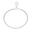 925 Sterling Silver Modern Sleek Chain Anklets Pair for Women (PAIR ANKLET)