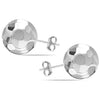 925 Sterling Silver Light-Weight Ball Post Stud Earrings for Women
