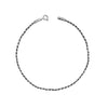 925 Sterling Silver Lightweight 1.8mm Diamond-Cut Braided Rope Chain Anklets for Women (SINGLE ANKLET)