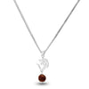 925 Sterling Silver Om Rudraksh Pendant Necklace for Men