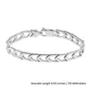 925 Sterling Silver Designer Chain Link Bracelet for Men 8.5 Inches
