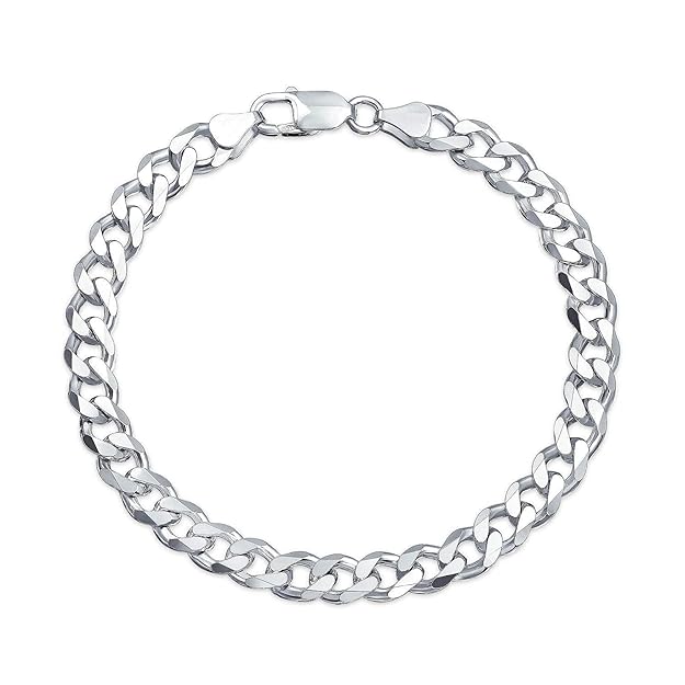 Men's Silver Chain Bracelet