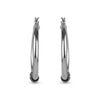 925 Sterling Silver Click Top Hoop Earrings for Teen Women