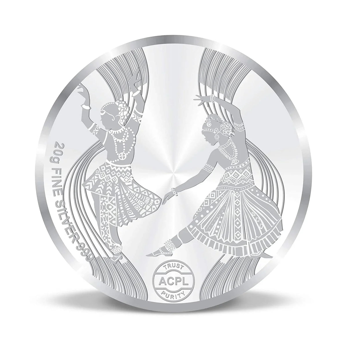 BIS Hallmarked Music and Celebration 999 Pure Silver Coin