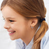 925 Sterling Silver ClickTop Hoop Earrings for Kids Girl, Women