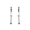 925 Sterling Silver Hoop Click Top Earrings for Women