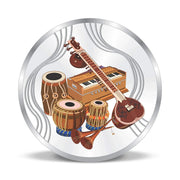 BIS Hallmarked Music and Celebration 999 Pure Silver Coin
