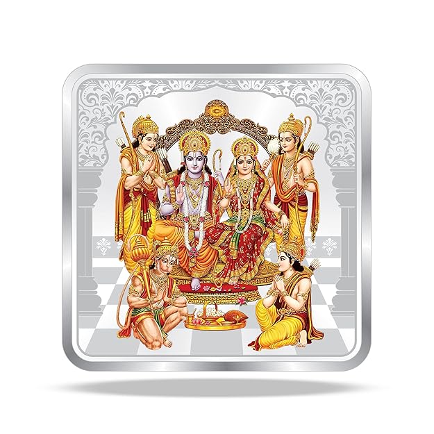 BIS Hallmarked Ayodhya Ram Temple 999 Pure Silver Coin