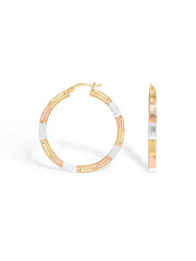 Diamond-Cut Radiance Hoop