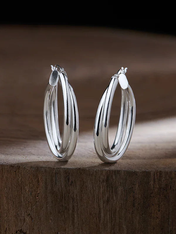 Intertwined Elegance Hoops
