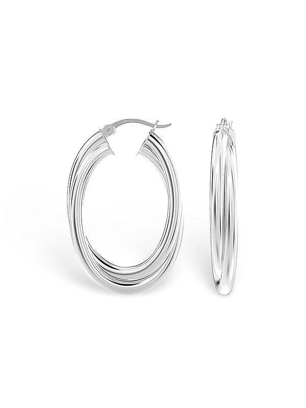 Intertwined Elegance Hoops